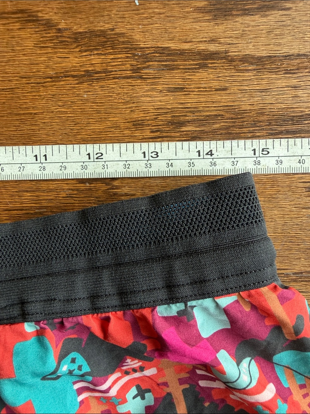 Janji Men's Athletic Shorts - Red Multi & Gray - Picture 14 of 14